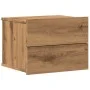 Mesita de noche de pared color roble artisan 40x32x30 cm by , Nightstands - Ref: Foro24-855946, Price: 59,39 €, Discount: %