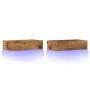 Muebles TV con luces LED 2 uds madera envejecida 60x35x15,5 cm von , TV-Möbel - Ref: Foro24-856344, Preis: 61,99 €, Rabatt: %