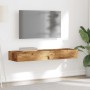 Muebles TV con luces LED 2 uds madera envejecida 60x35x15,5 cm von , TV-Möbel - Ref: Foro24-856344, Preis: 59,60 €, Rabatt: %