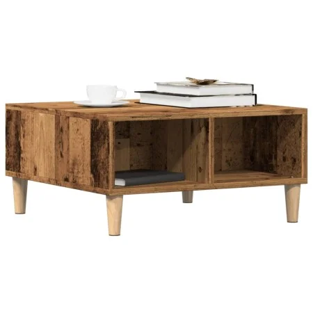Mesa de centro madera de ingeniería envejecida 60x60x30 cm by , Coffee table - Ref: Foro24-856440, Price: 47,71 €, Discount: %
