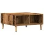 Mesa de centro madera de ingeniería envejecida 60x60x30 cm by , Coffee table - Ref: Foro24-856440, Price: 47,71 €, Discount: %