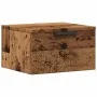 Mesita de noche de pared madera envejecida 34x30x20 cm von , Nachttische - Ref: Foro24-856979, Preis: 30,21 €, Rabatt: %