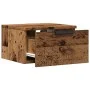 Mesita de noche de pared madera envejecida 34x30x20 cm von , Nachttische - Ref: Foro24-856979, Preis: 30,21 €, Rabatt: %