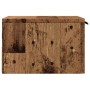 Mesita de noche de pared madera envejecida 34x30x20 cm by , Nightstands - Ref: Foro24-856979, Price: 30,70 €, Discount: %