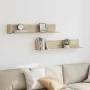 Estantes pared 2 uds madera roble Sonoma 100x16,5x16,5 cm by , Shelves and shelves - Ref: Foro24-860042, Price: 43,50 €, Disc...