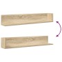 Estantes pared 2 uds madera roble Sonoma 100x16,5x16,5 cm von , Regale und Regale - Ref: Foro24-860042, Preis: 44,38 €, Rabat...