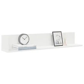 Estante de pared 2 uds madera ingeniería blanco 100x16,5x16,5cm by , Shelves and shelves - Ref: Foro24-860040, Price: 33,38 €...