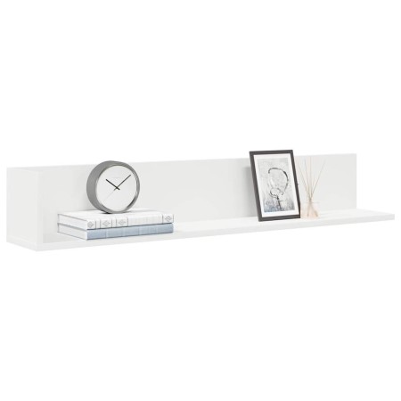 Estante de pared 2 uds madera ingeniería blanco 100x16,5x16,5cm von , Regale und Regale - Ref: Foro24-860040, Preis: 33,90 €,...
