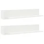 Estante de pared 2 uds madera ingeniería blanco 100x16,5x16,5cm by , Shelves and shelves - Ref: Foro24-860040, Price: 33,35 €...