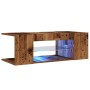 Mueble TV luces LED madera ingeniería envejecida 90x39x30 cm von , TV-Möbel - Ref: Foro24-856325, Preis: 54,95 €, Rabatt: %