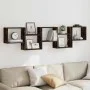 Estante cubo de pared 5 compartimentos madera roble ahumado by , Shelves and shelves - Ref: Foro24-859999, Price: 51,57 €, Di...