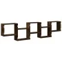 Estante cubo de pared 5 compartimentos madera roble ahumado by , Shelves and shelves - Ref: Foro24-859999, Price: 51,57 €, Di...