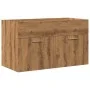 Juego de muebles baño 2 piezas madera ingeniería roble artisan de , Muebles de baño - Ref: Foro24-3328584, Precio: 194,85 €, ...