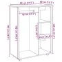 Armario madera de ingeniería roble artisan 80x40x110 cm von , Kleiderschränke - Ref: Foro24-856669, Preis: 96,82 €, Rabatt: %