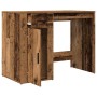 Escritorio de madera de ingeniería envejecida 100x49x75 cm von , Schreibtische - Ref: Foro24-857099, Preis: 89,90 €, Rabatt: %