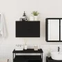 Mueble de pared de baño madera ingeniería negro 60x25x40 cm von , Badezimmerwaschtische - Ref: Foro24-860068, Preis: 54,58 €,...