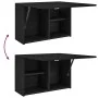 Mueble de pared de baño madera ingeniería negro 60x25x40 cm von , Badezimmerwaschtische - Ref: Foro24-860068, Preis: 54,58 €,...