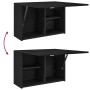 Mueble de pared de baño madera ingeniería negro 60x25x40 cm von , Badezimmerwaschtische - Ref: Foro24-860068, Preis: 54,46 €,...