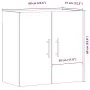 Armario pared madera ingeniería envejecida 60x31x60 cm von , Schließfächer und Lagerschränke - Ref: Foro24-857300, Preis: 56,...