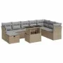 Set de sofás de jardín con cojines 9 pzas ratán sintético beige de , Conjuntos de jardín - Ref: Foro24-3327799, Precio: 612,5...