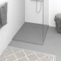 SMC gray shower tray 90x70 cm by vidaXL, Shower trays - Ref: Foro24-148931, Price: 160,25 €, Discount: %