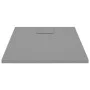 SMC gray shower tray 90x70 cm by vidaXL, Shower trays - Ref: Foro24-148931, Price: 160,25 €, Discount: %