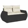 Set de sofás de jardín 7 pzas con cojines ratán sintético negro von , Gartensets - Ref: Foro24-3327896, Preis: 492,92 €, Raba...
