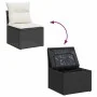 Set de sofás de jardín 7 pzas con cojines ratán sintético negro von , Gartensets - Ref: Foro24-3327896, Preis: 492,92 €, Raba...