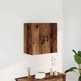 Armario pared madera ingeniería envejecida 60x31x60 cm by , Lockers and storage cabinets - Ref: Foro24-857302, Price: 60,42 €...