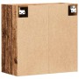 Armario pared madera ingeniería envejecida 60x31x60 cm by , Lockers and storage cabinets - Ref: Foro24-857302, Price: 61,52 €...