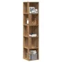 Mueble de esquina madera ingeniería roble artisan 33x33x165 cm by , Lockers and storage cabinets - Ref: Foro24-856725, Price:...