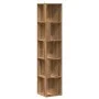 Mueble de esquina madera ingeniería roble artisan 33x33x165 cm by , Lockers and storage cabinets - Ref: Foro24-856725, Price:...