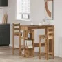 Mesa bar con estante almacenaje roble artisan 100x50x101,5 cm by , Kitchen and dining tables - Ref: Foro24-856759, Price: 99,...