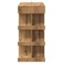 Mesa bar con estante almacenaje roble artisan 100x50x101,5 cm by , Kitchen and dining tables - Ref: Foro24-856759, Price: 99,...