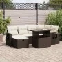 Juego de sofás de jardín 7 piezas con cojines ratán PE marrón von , Gartensets - Ref: Foro24-3327863, Preis: 515,24 €, Rabatt: %
