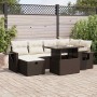 Juego de sofás de jardín 7 piezas con cojines ratán PE marrón von , Gartensets - Ref: Foro24-3327863, Preis: 513,06 €, Rabatt: %