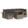 Set de sofás de jardín y cojines 8 piezas ratán sintético gris by , Garden sets - Ref: Foro24-3328138, Price: 483,67 €, Disco...