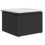 Set sofás jardín y cojines 8 pzas ratán sintético acacia negro by , Garden sets - Ref: Foro24-3327731, Price: 466,03 €, Disco...