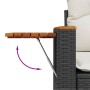 Set de sofás de jardín 6 piezas y cojines ratán sintético negro by , Garden sets - Ref: Foro24-3328127, Price: 401,03 €, Disc...