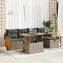 Set de muebles de jardín 6 pzas y cojines ratán sintético gris de , Conjuntos de jardín - Ref: Foro24-3328152, Precio: 410,02...