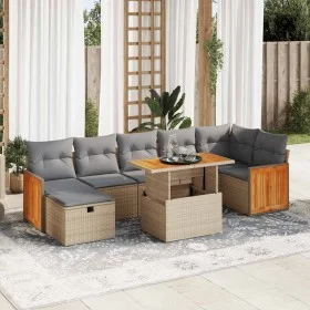 Juego de sofás jardín con cojines 5 pzas ratán sintético beige von , Gartensets - Ref: Foro24-3328165, Preis: 551,80 €, Rabat...