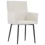Sillas de comedor con reposabrazos 2 uds tela color crema von , Essstühle - Ref: Foro24-282061, Preis: 153,66 €, Rabatt: %