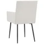 Sillas de comedor con reposabrazos 2 uds tela color crema von , Essstühle - Ref: Foro24-282061, Preis: 153,66 €, Rabatt: %