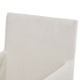 Sillas de comedor con reposabrazos 2 uds tela color crema von , Essstühle - Ref: Foro24-282061, Preis: 155,49 €, Rabatt: %