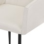 Sillas de comedor con reposabrazos 2 uds tela color crema von , Essstühle - Ref: Foro24-282061, Preis: 155,49 €, Rabatt: %