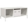 Mesa de centro acero laminado en frío blanco 101,5x50x43,5 cm by , Coffee table - Ref: Foro24-851279, Price: 124,98 €, Discou...