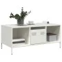 Mesa de centro acero laminado en frío blanco 101,5x50x43,5 cm by , Coffee table - Ref: Foro24-851279, Price: 123,40 €, Discou...