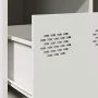 Mesa de centro acero laminado en frío blanco 101,5x50x43,5 cm by , Coffee table - Ref: Foro24-851279, Price: 123,40 €, Discou...