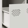 Mesa de centro acero laminado en frío blanco 101,5x50x43,5 cm by , Coffee table - Ref: Foro24-851279, Price: 124,98 €, Discou...