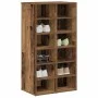 Mueble zapatero madera contrachapada madera vieja 54x34x100cm by , Shoe racks and shoe organizers - Ref: Foro24-855836, Price...